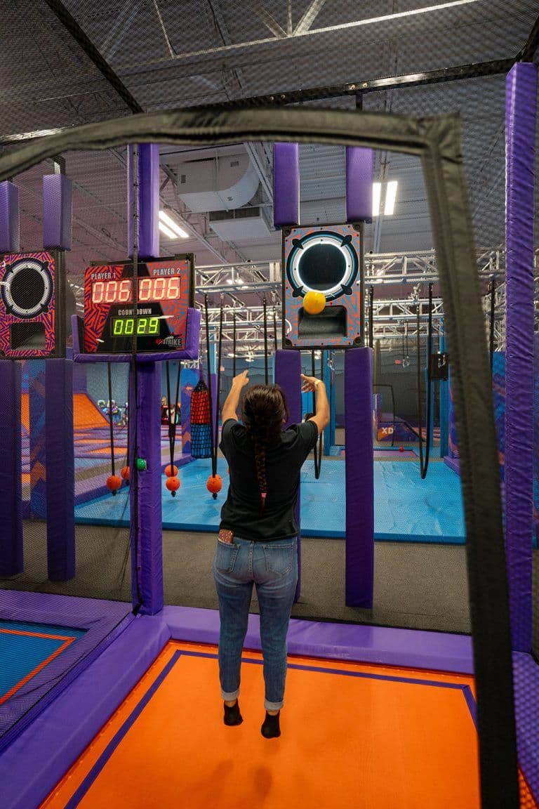 Altitude Oswego AeroStrike attraction installed by Next Level Parks
